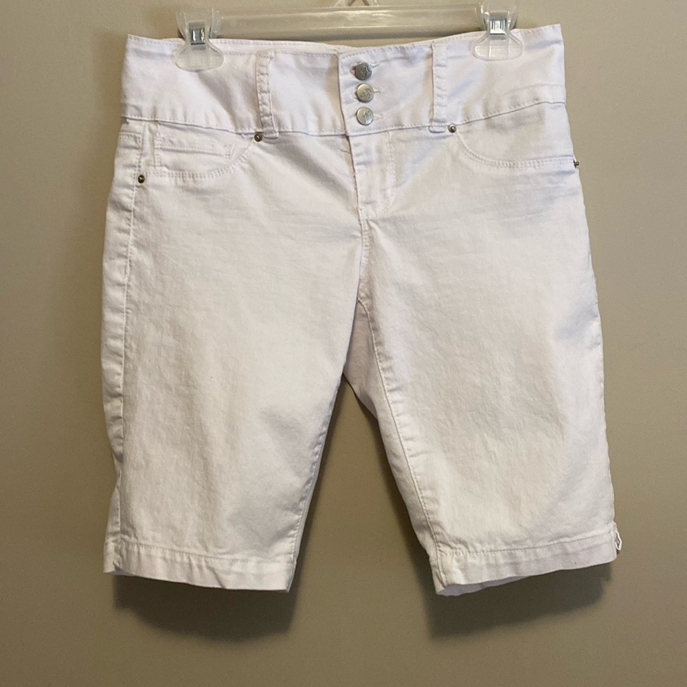 Royalty For Me white shirts. Size 4. 18” long. Two front and two back pockets.